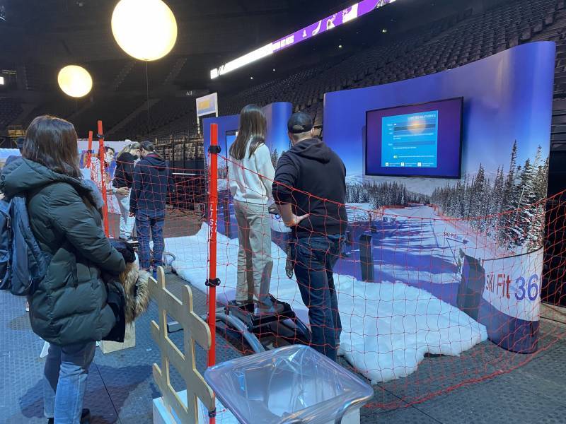 Animation simulateur de ski à Paris et partout en France
